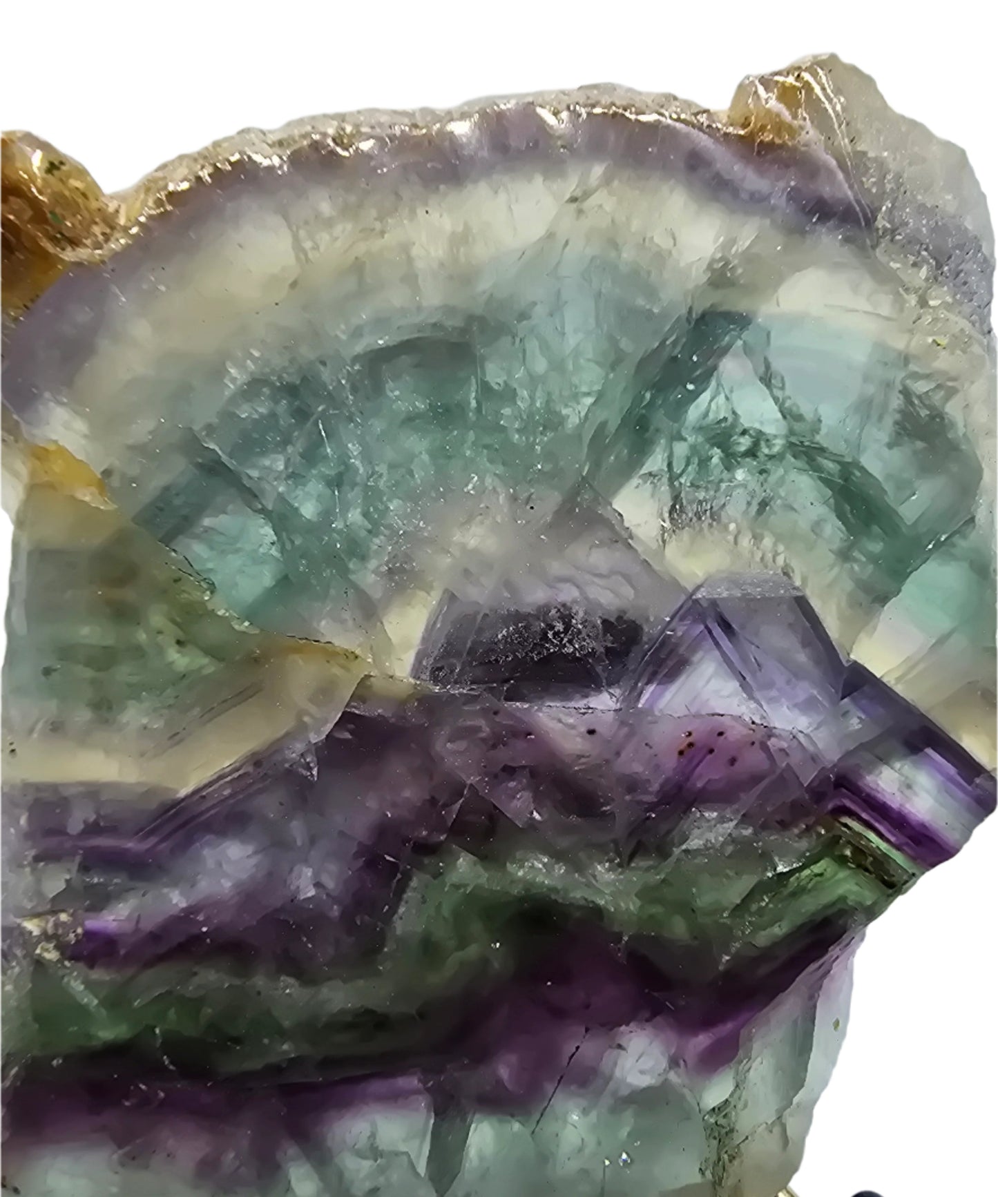 RAINBOW FLUORITE SLAB #4