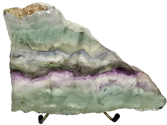 RAINBOW FLUORITE SLAB #6
