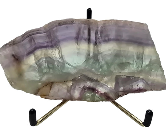 RAINBOW FLUORITE SLAB #7