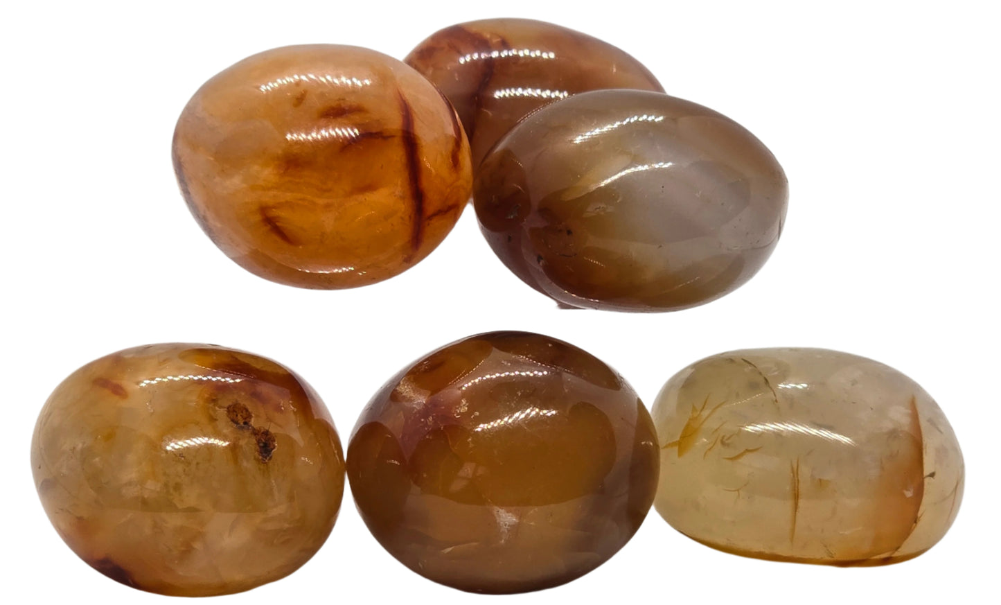 CARNELIAN PALM STONES