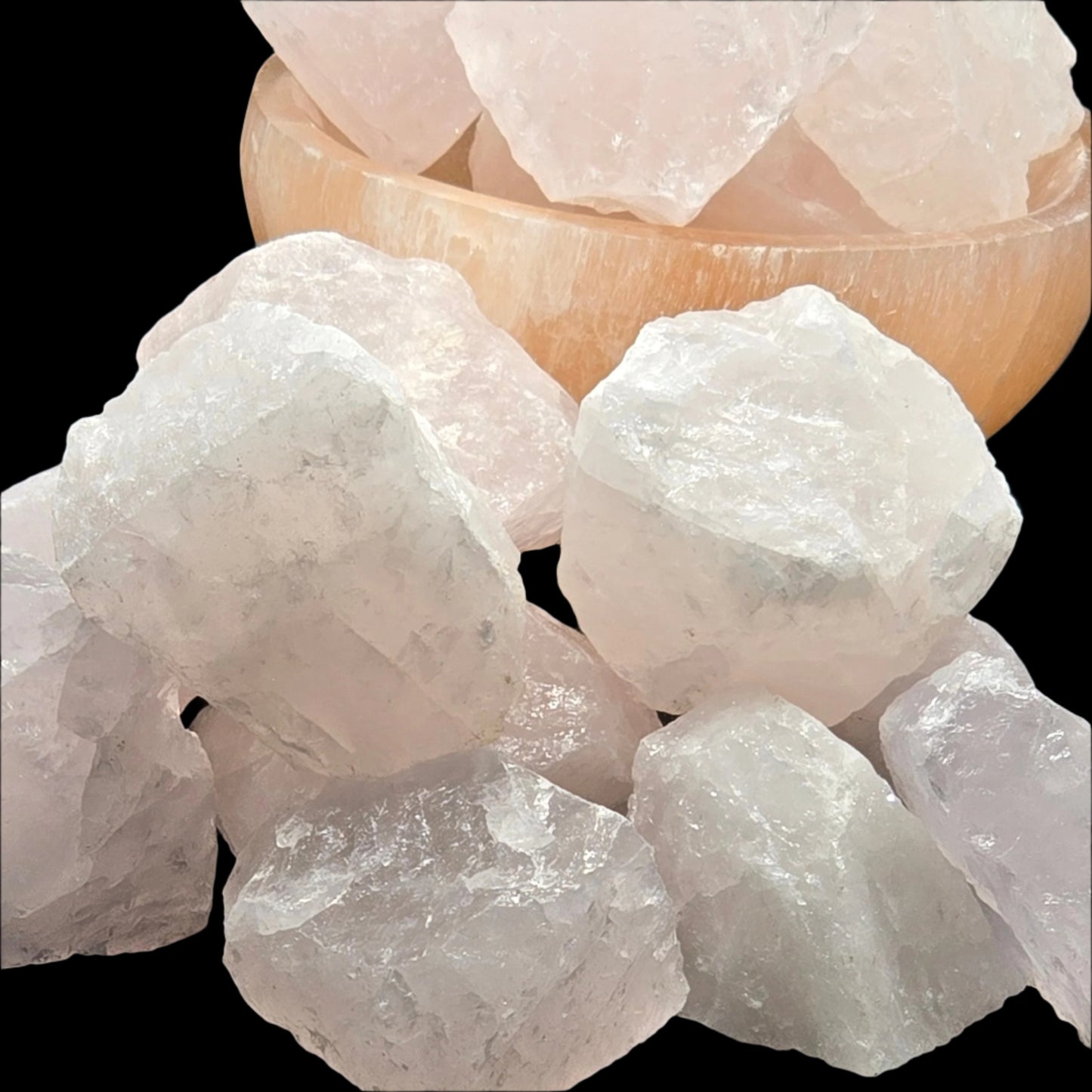 ROSE QUARTZ SPECIMENS (ROUGH)