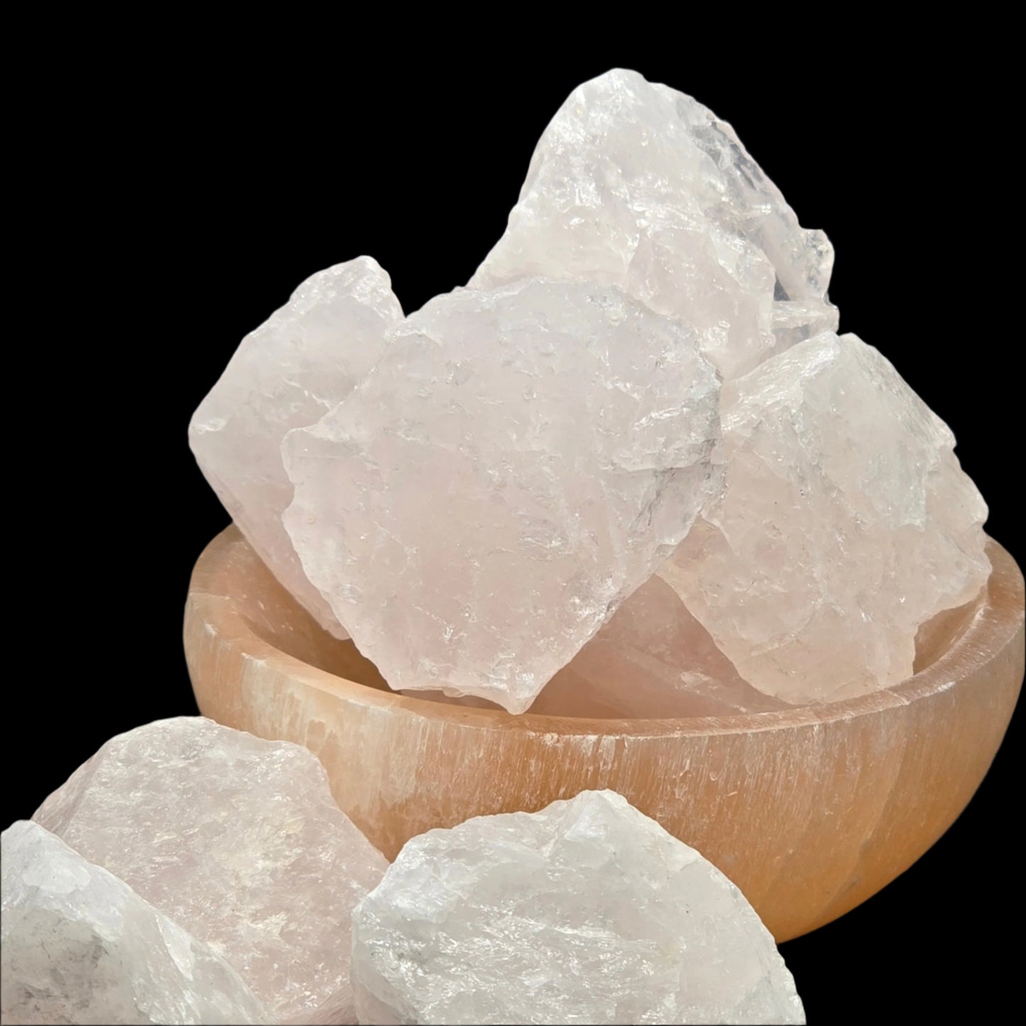 ROSE QUARTZ SPECIMENS (ROUGH)