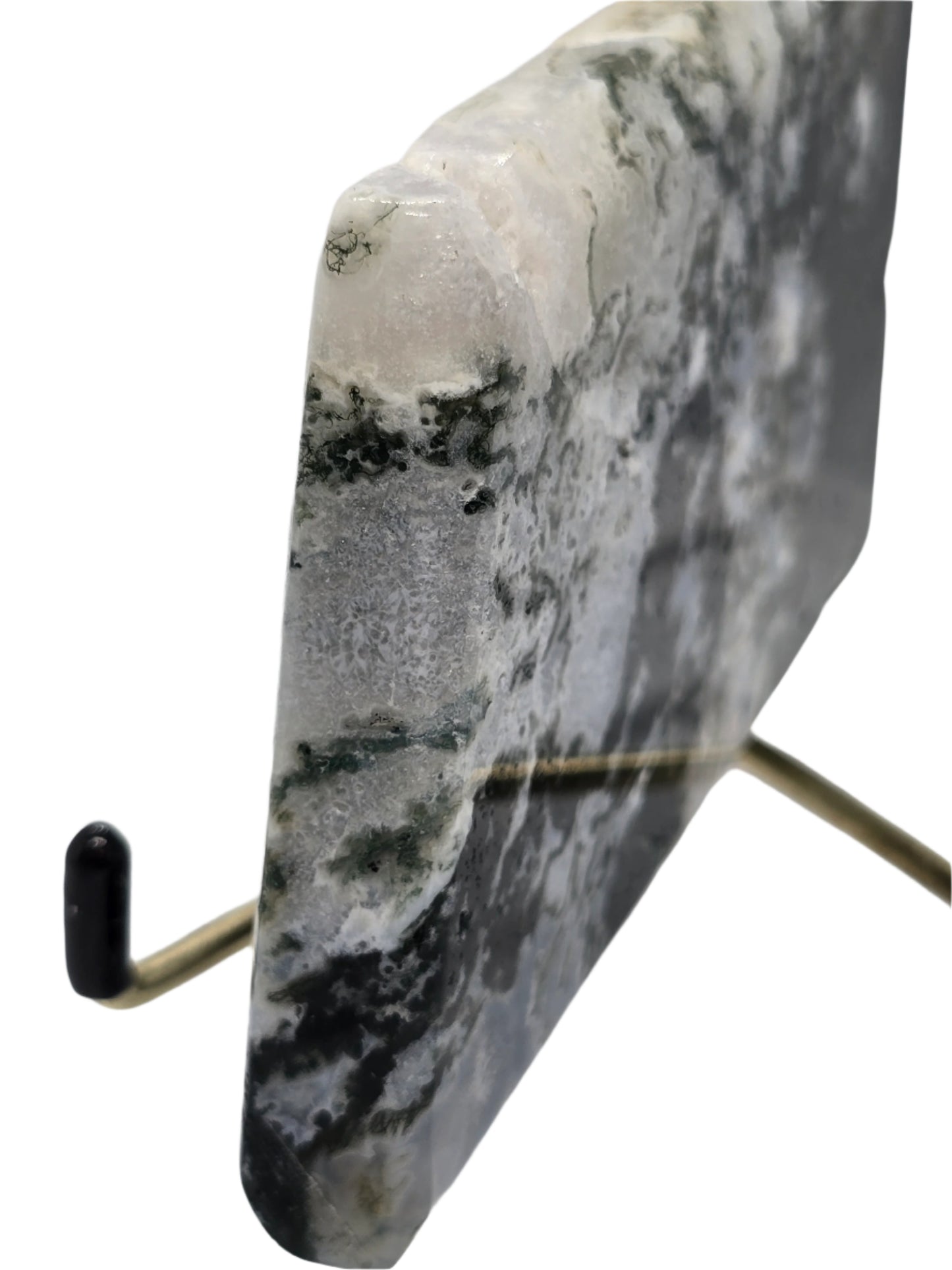 MOSS AGATE SLAB PARALLELOGRAM #10