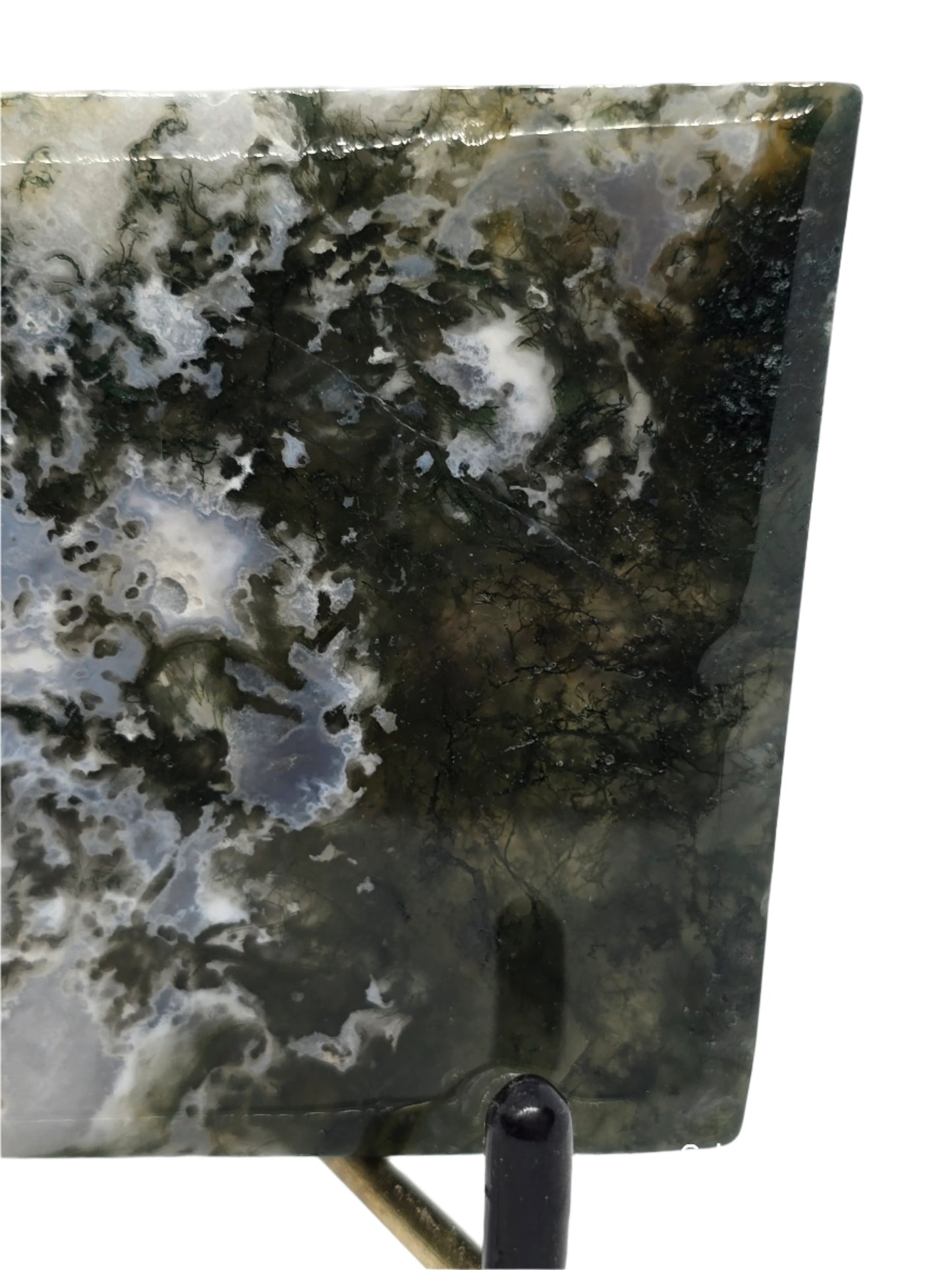 MOSS AGATE SLAB PARALLELOGRAM #10