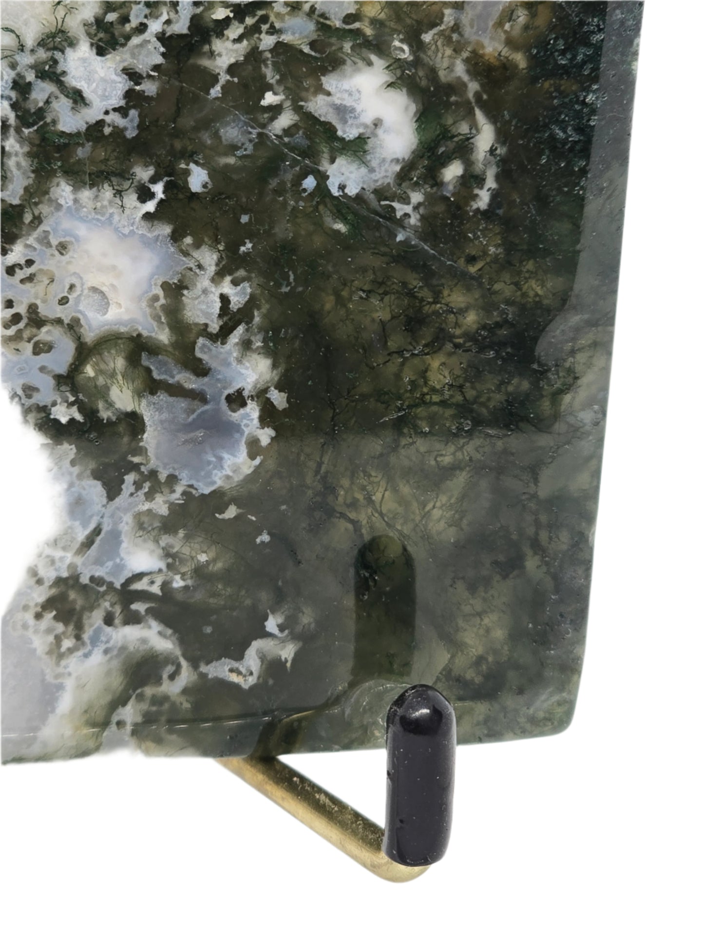 MOSS AGATE SLAB PARALLELOGRAM #10