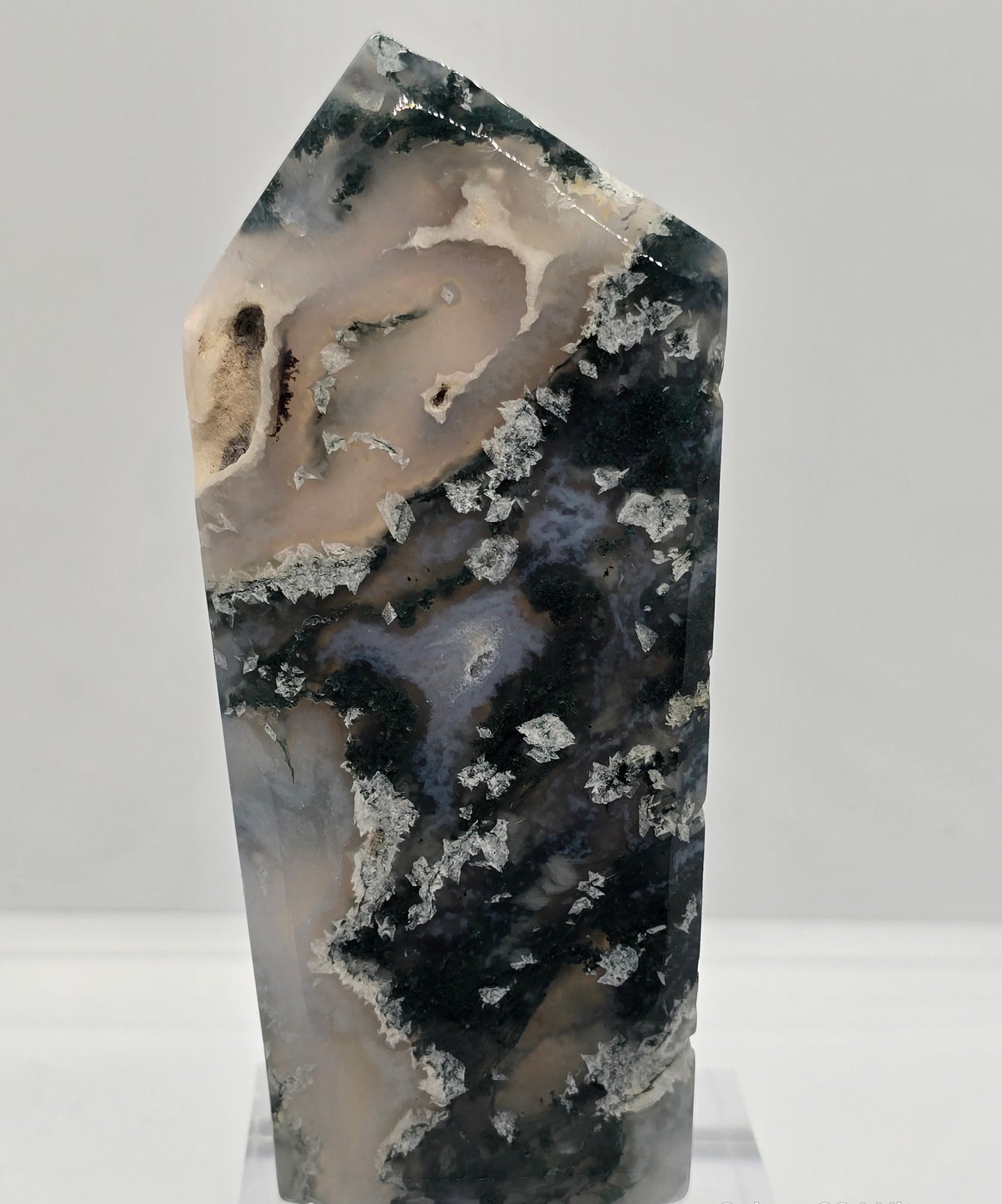 MOSS AGATE TOWER SLAB #8
