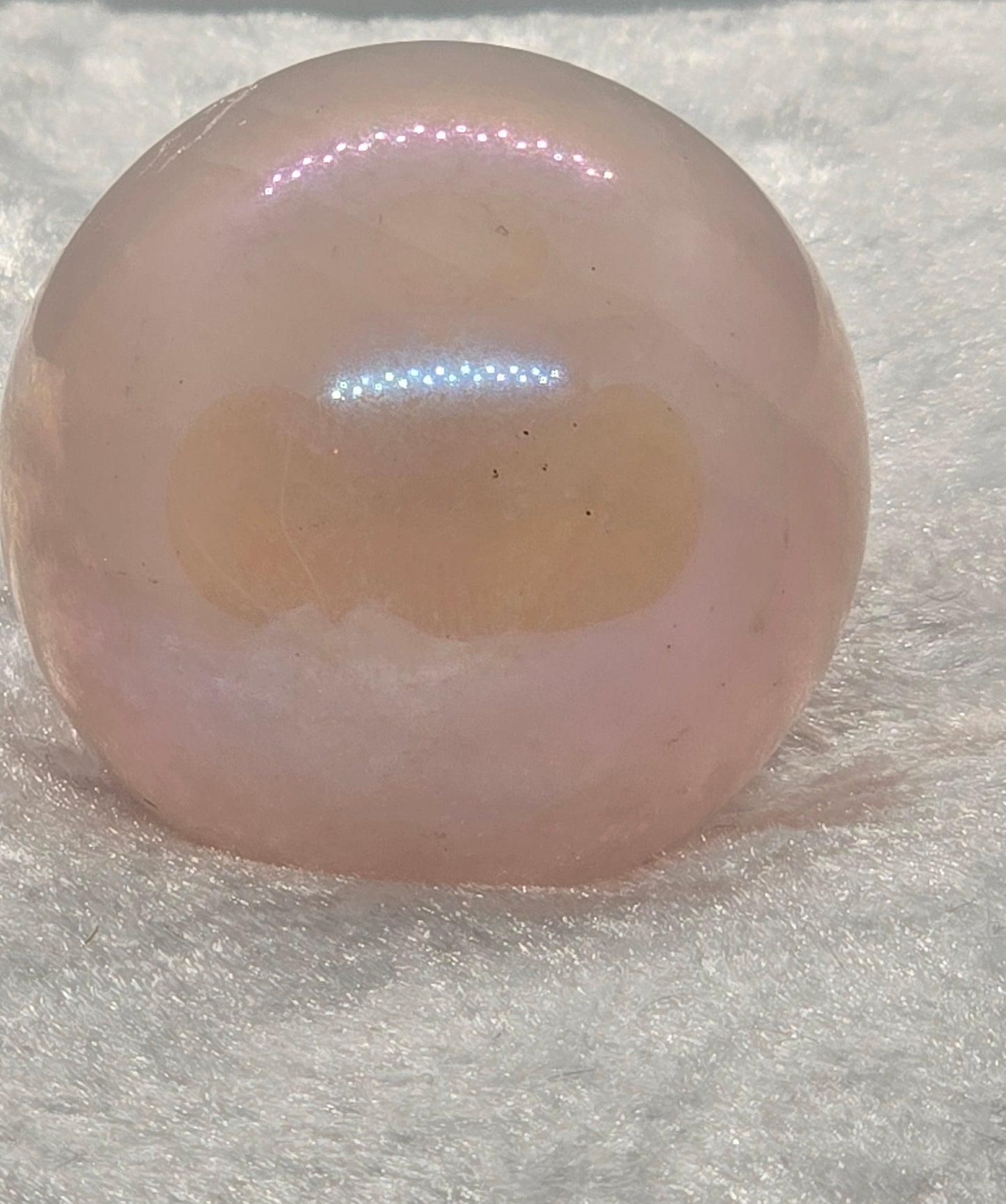 AURA ROSE QUARTZ MINI SPHERE