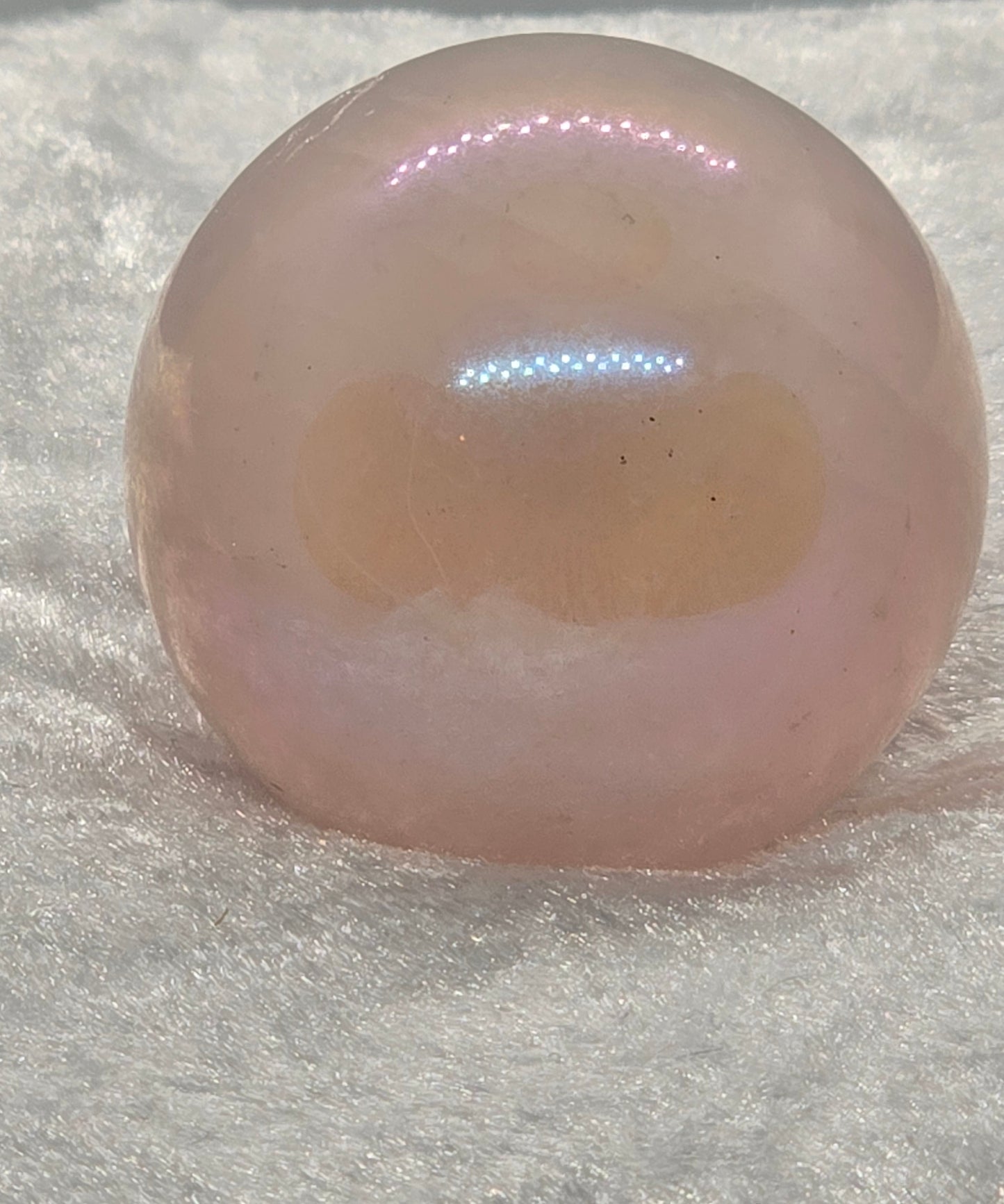 AURA ROSE QUARTZ MINI SPHERE