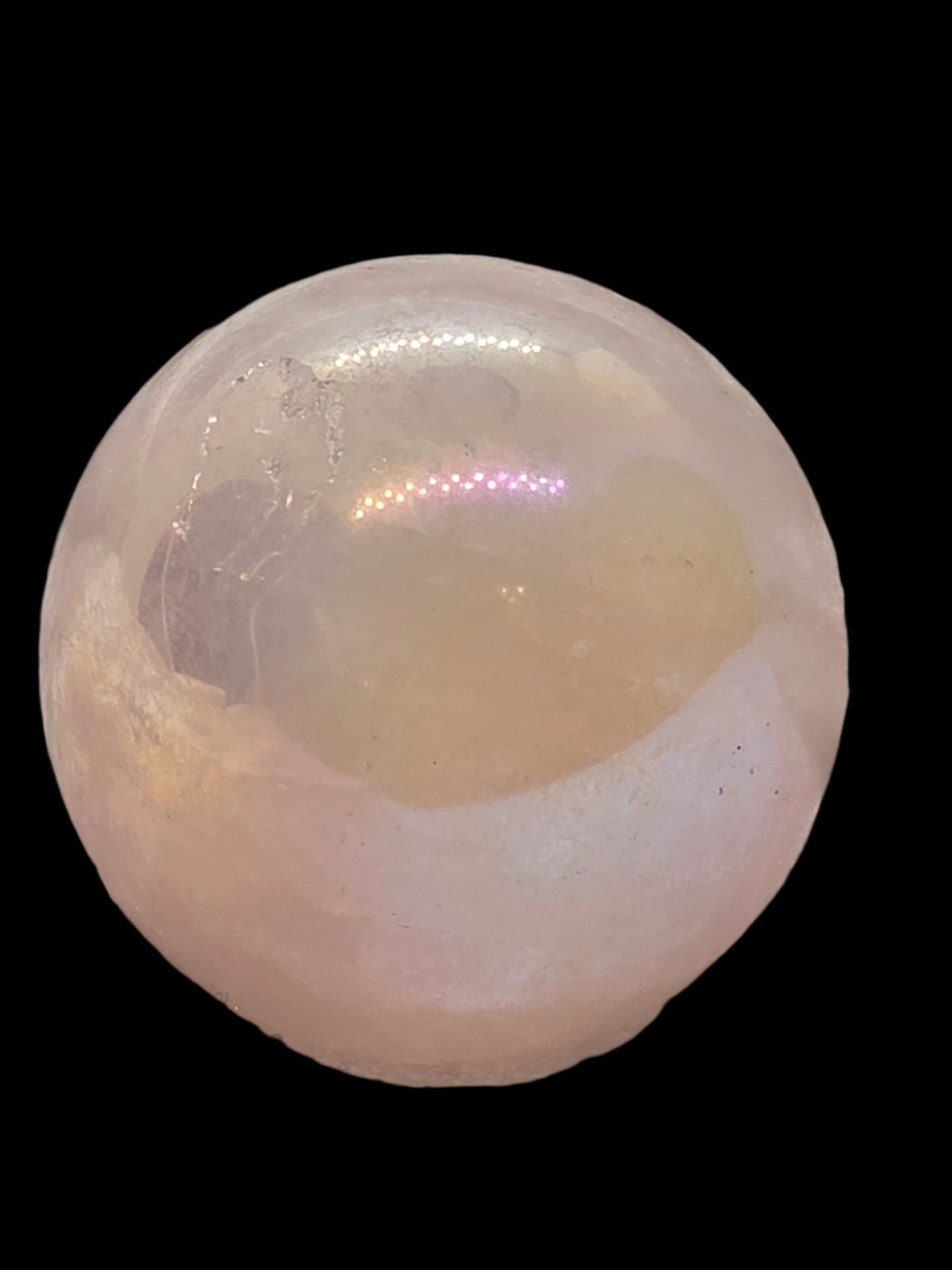 AURA ROSE QUARTZ MINI SPHERE