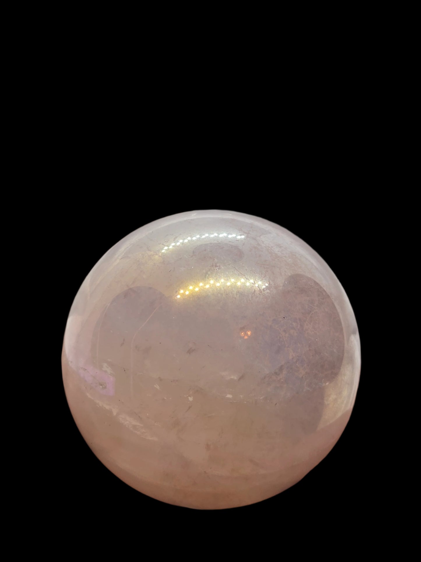 AURA ROSE QUARTZ MINI SPHERE
