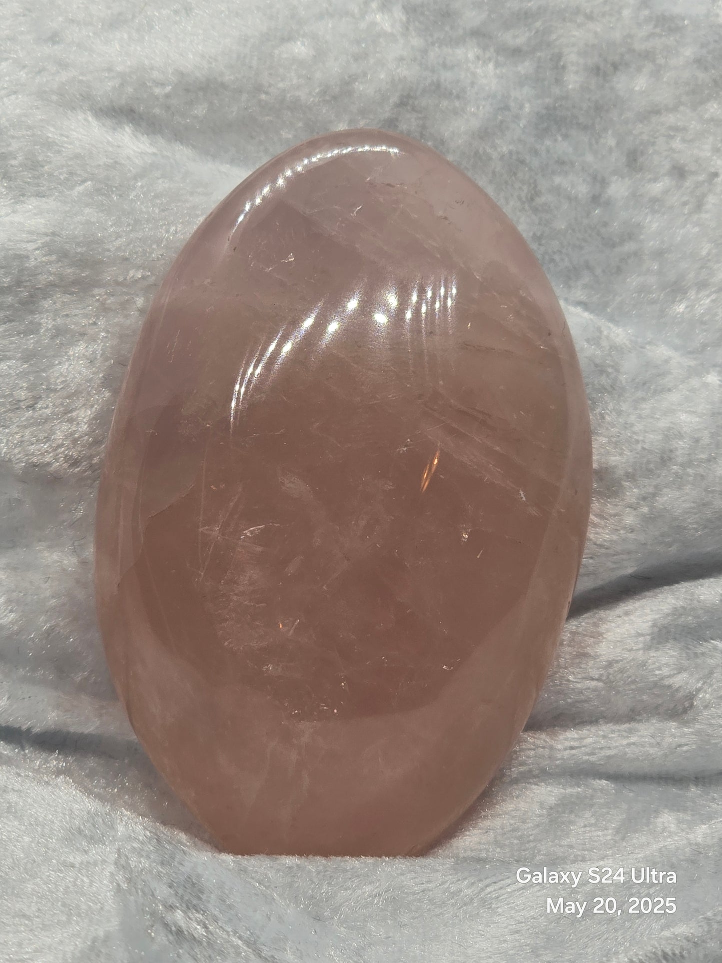 ROSE QUARTZ PALM STONES