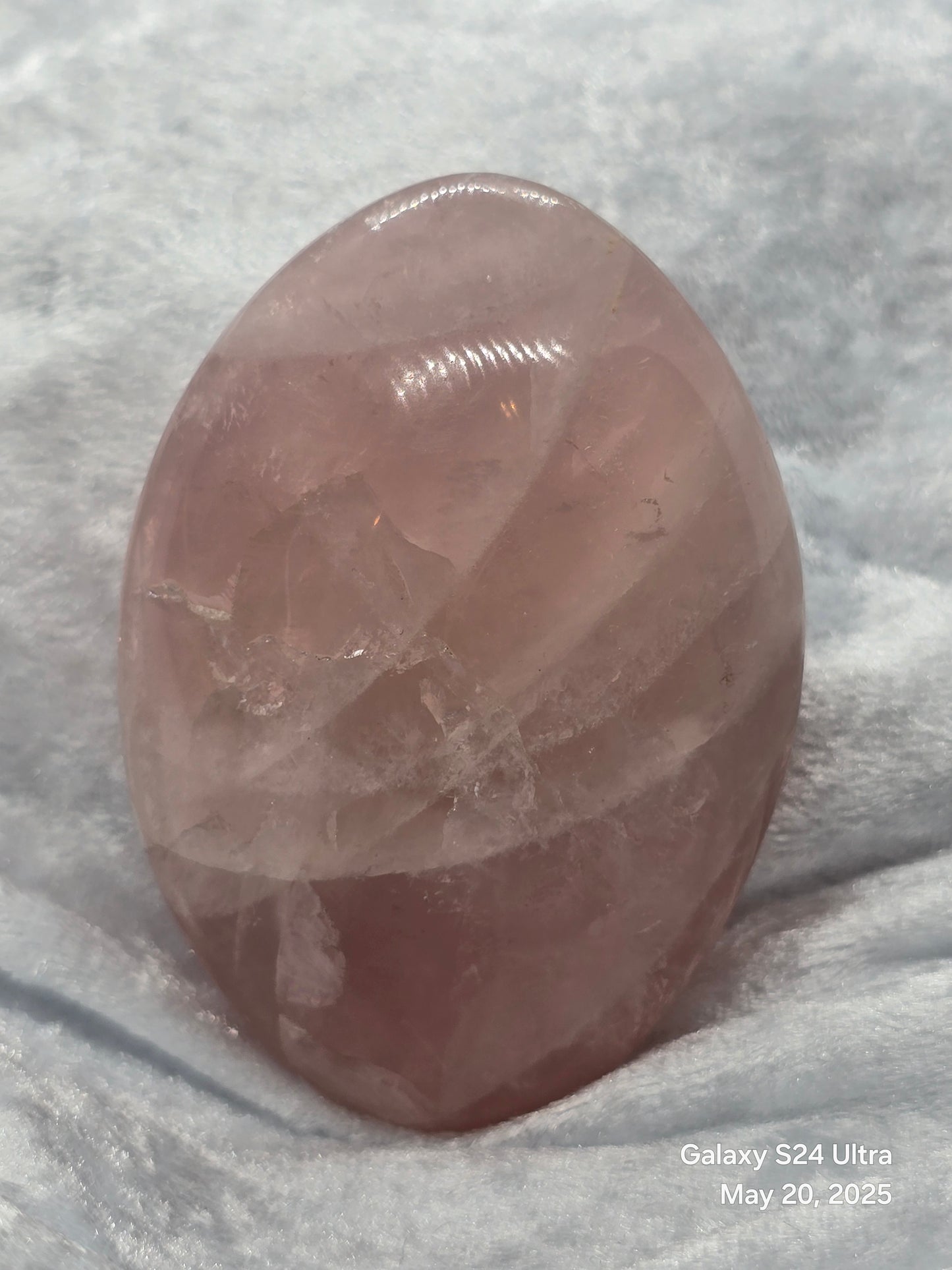 ROSE QUARTZ PALM STONES