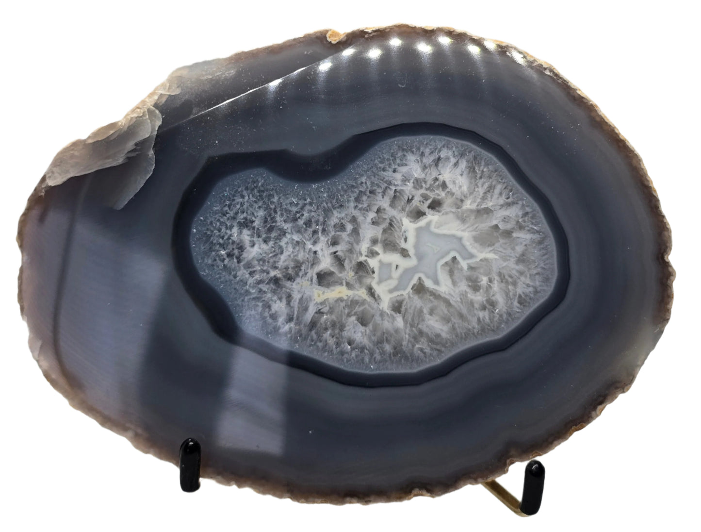 DARK GRAY BRAZILIAN AGATE SLAB #4