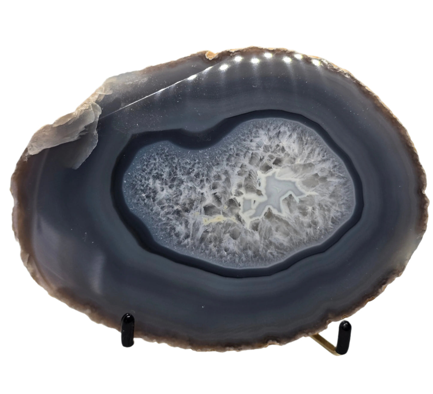 DARK GRAY BRAZILIAN AGATE SLAB #4