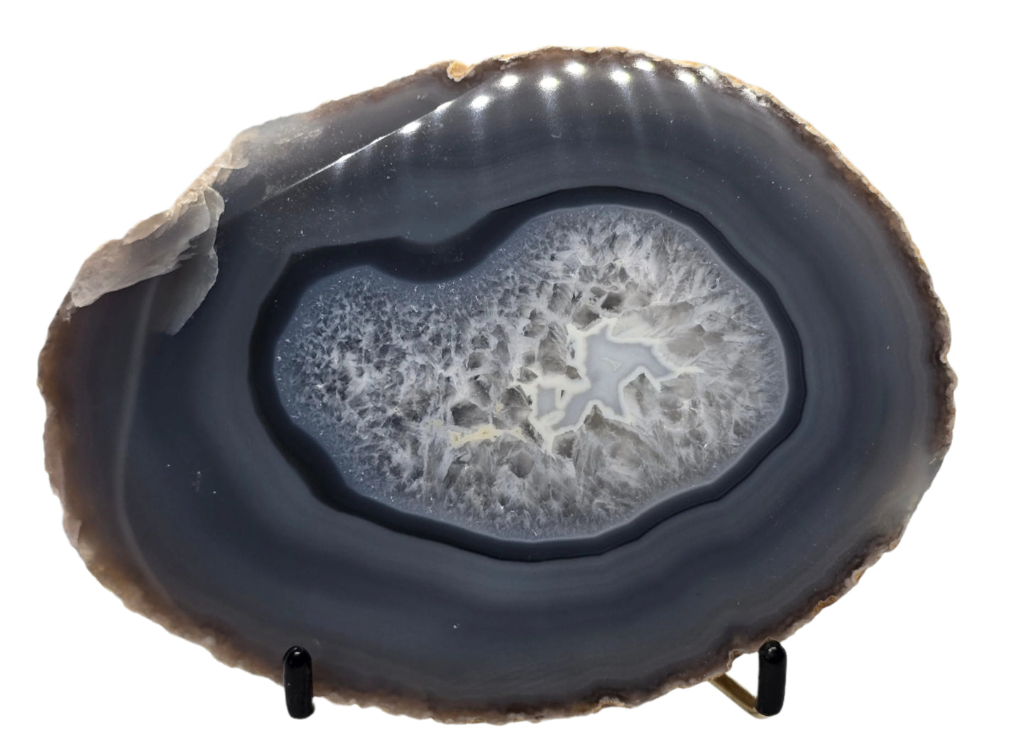 DARK GRAY BRAZILIAN AGATE SLAB #4