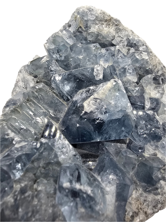 CELESTITE CLUSTER DECOR SPECIMEN*