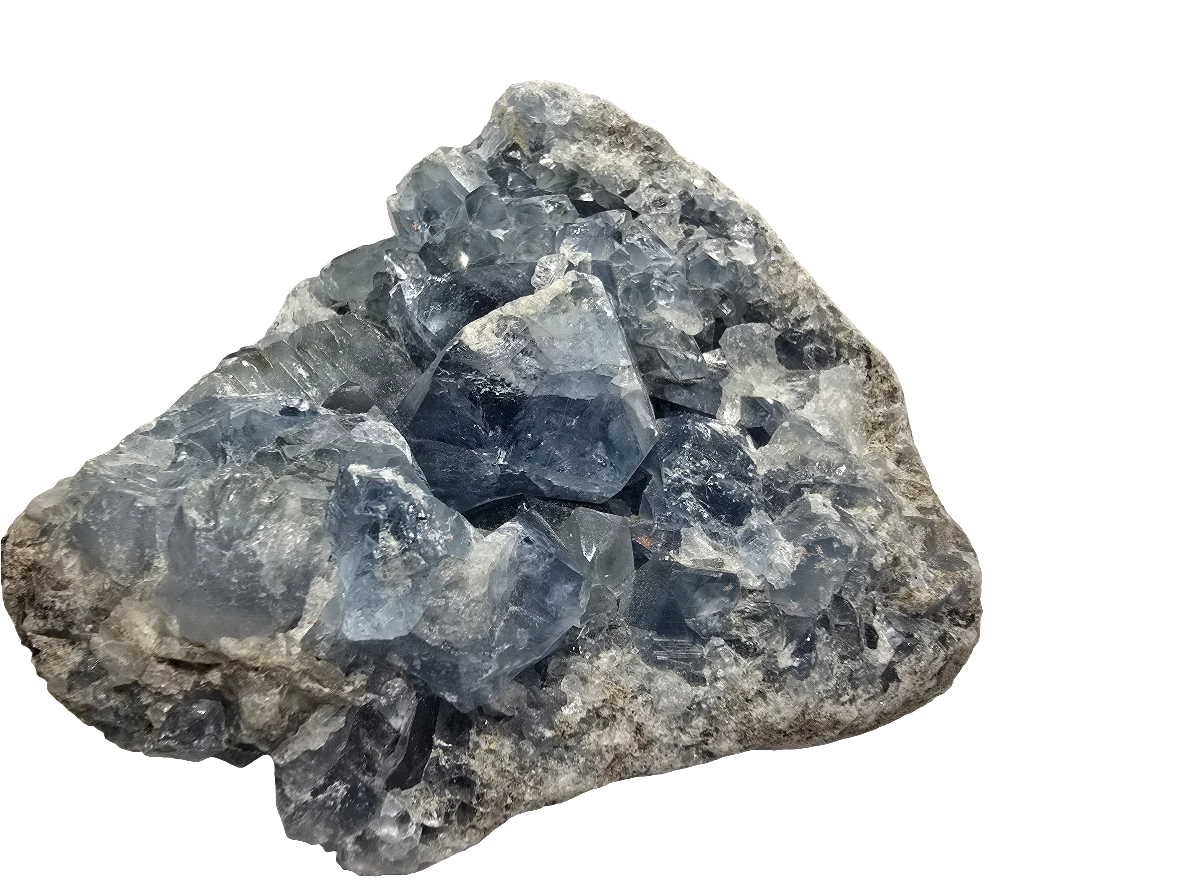 CELESTITE CLUSTER DECOR SPECIMEN*