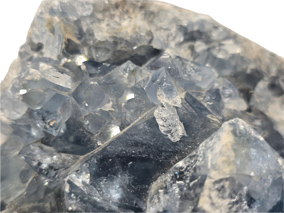 CELESTITE CLUSTER DECOR SPECIMEN*