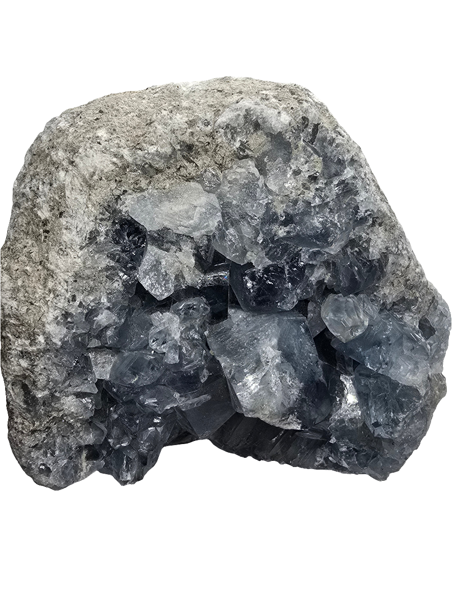 CELESTITE CLUSTER DECOR SPECIMEN*