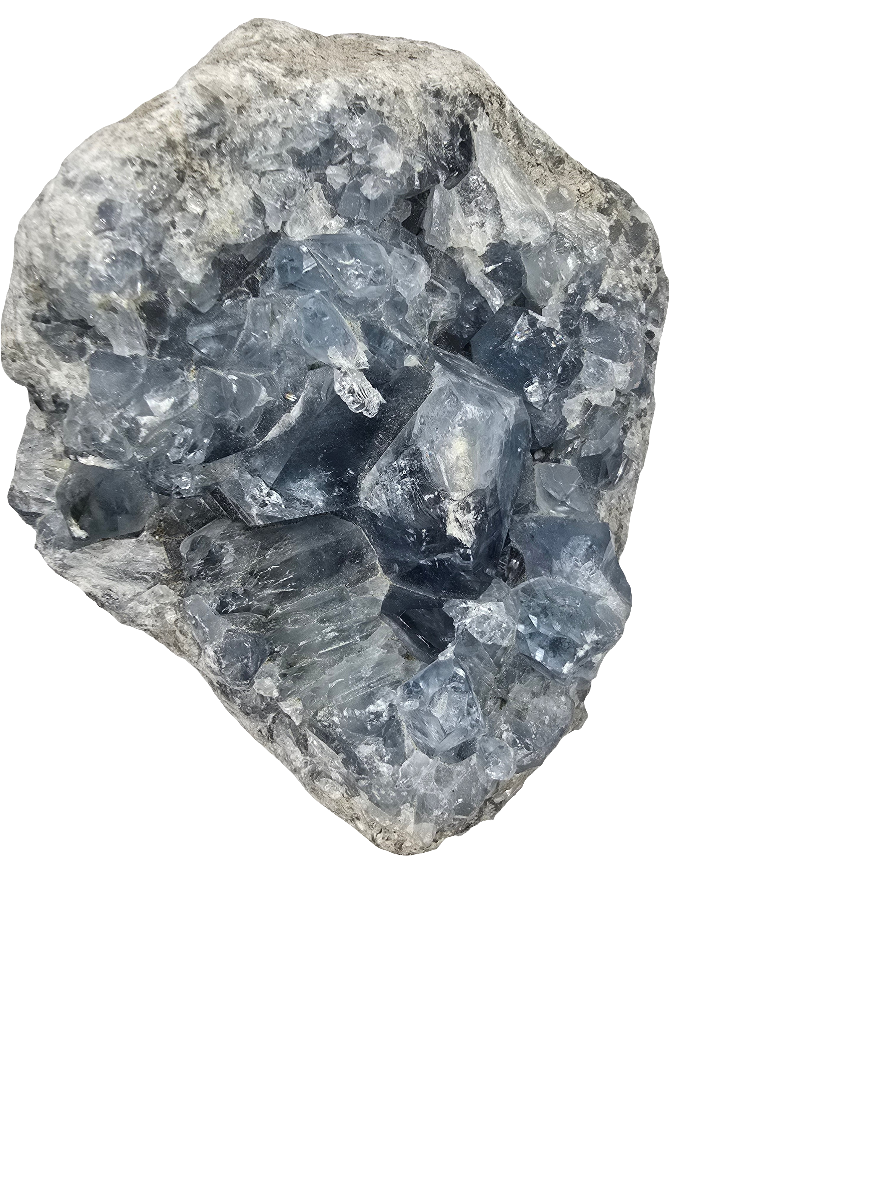 CELESTITE CLUSTER DECOR SPECIMEN*