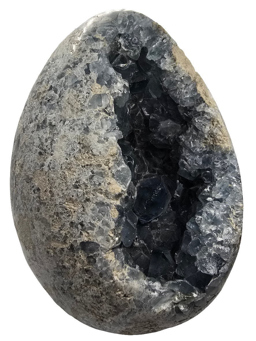 CELESTITE EGG STATEMENT DECOR*