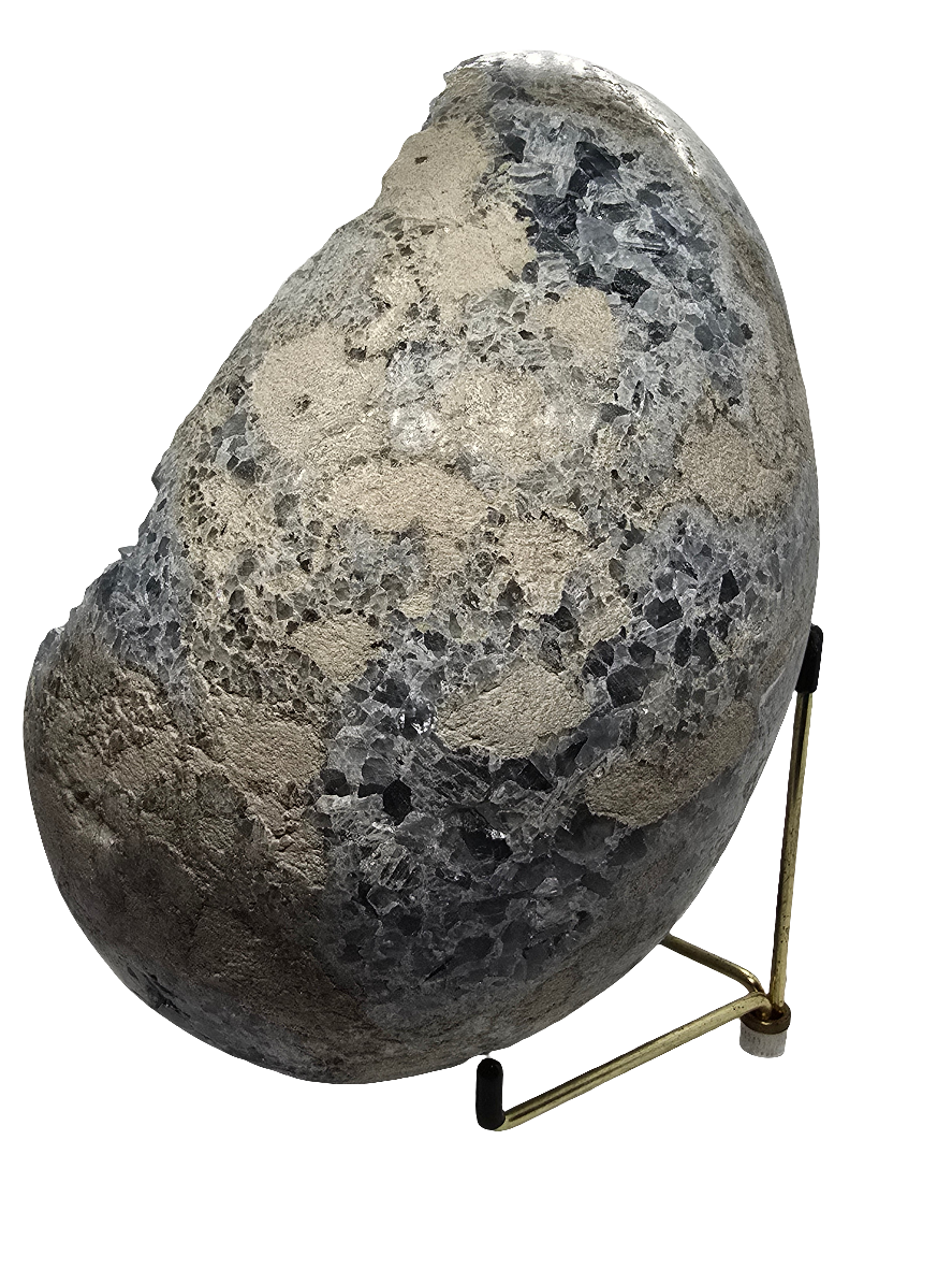 CELESTITE EGG STATEMENT DECOR*